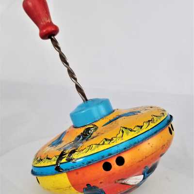 Space Theme Peg-Top