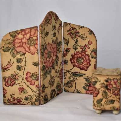 Dollhouse Stool and Divider Screen