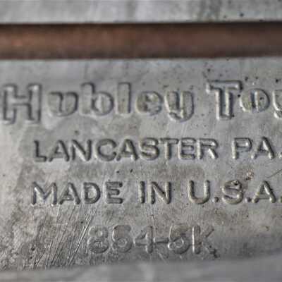 Hubley Toys Makers Mark: Underneath