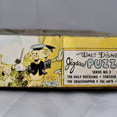 Walt Disney Pinnochio Puzzle: Left side of the cover