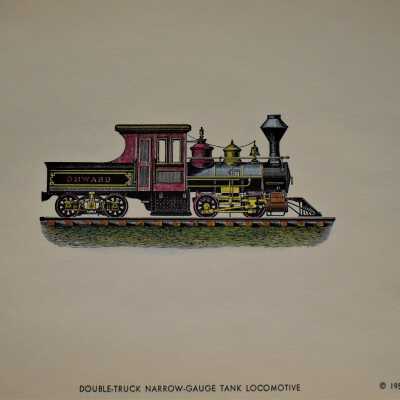 Double-Truck Narrow-Gauge Tank Locomotive