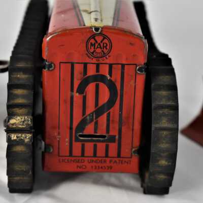 Tractor front with Marx and Company maker's mark