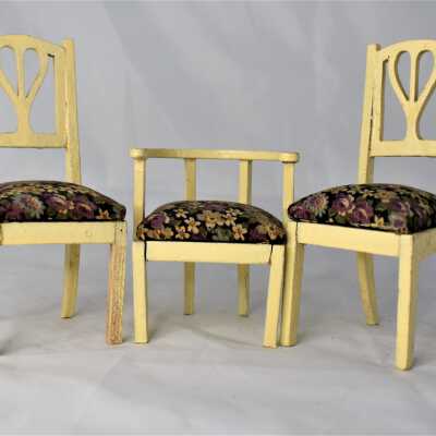 All three chairs together