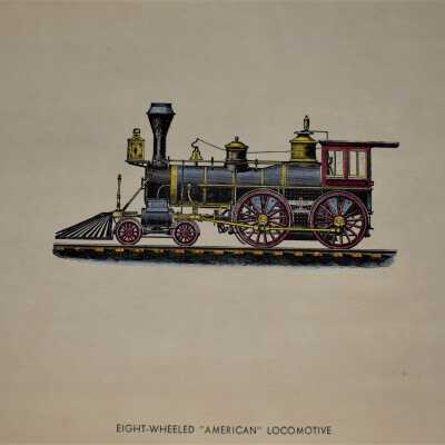 Eight-Wheeled "American" Locomotive