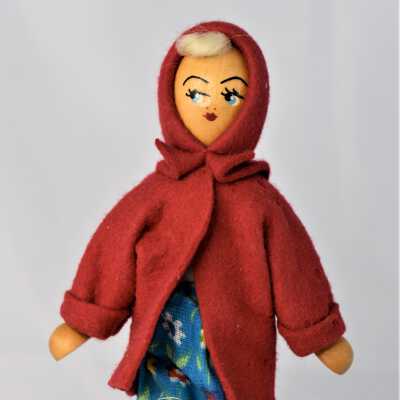 Wooden Doll - Poland