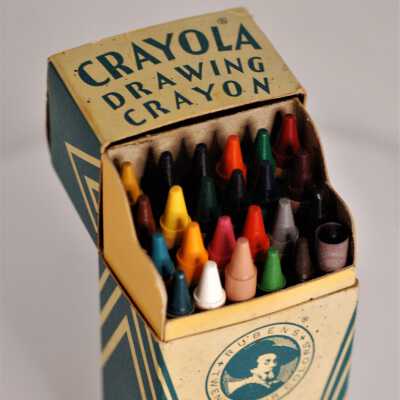 Vintage Crayola Drawing Crayons