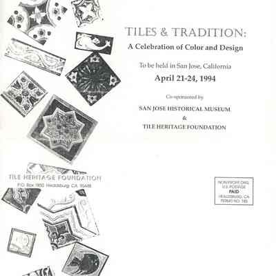 Tile Heritage Foundation Flyer, Photocopy