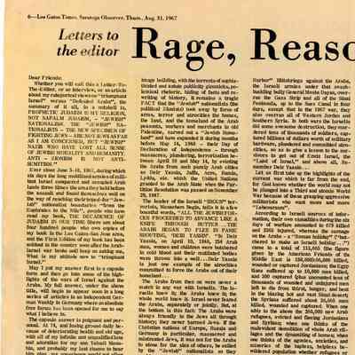 Los Gatos Times Observer, August 31, 1967