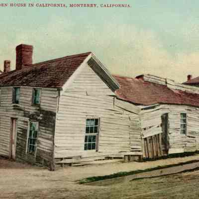 First Wooden House Postcard