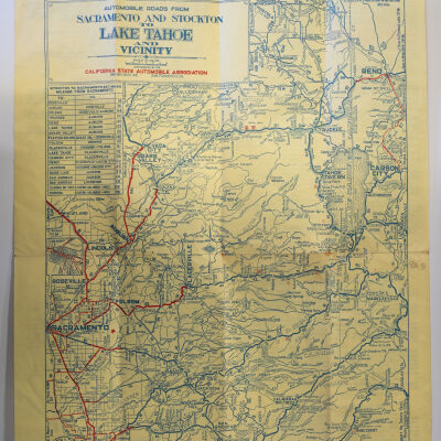 Lake Tahoe Road Map