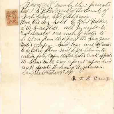 M.V.B. Daves Sale Affidavit