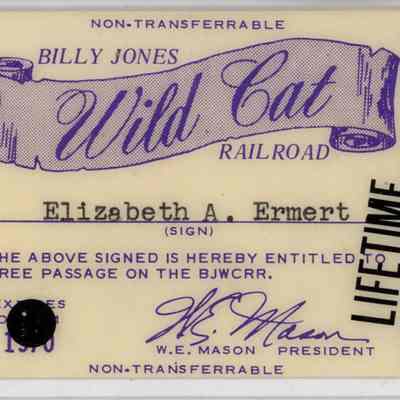 Wildcat Railroad Lifetime Pass