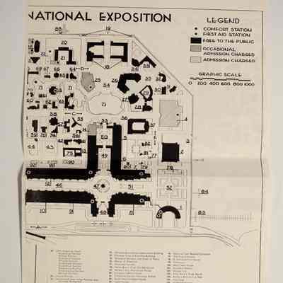 Map of Golden Gate International Exposition, Photocopy