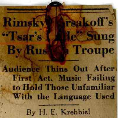 New York Tribune Newspaper Clipping