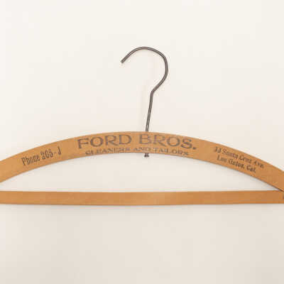 Ford Bros. Cleaners and Tailors Hanger