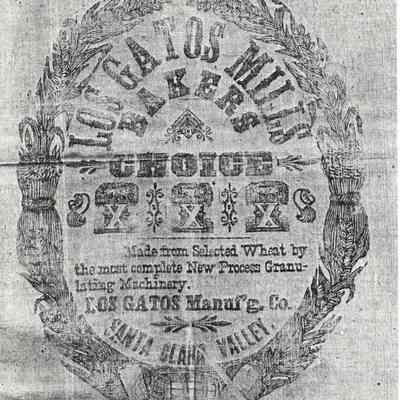Los Gatos Manufacturing Co. Flour Bag, Photocopy
