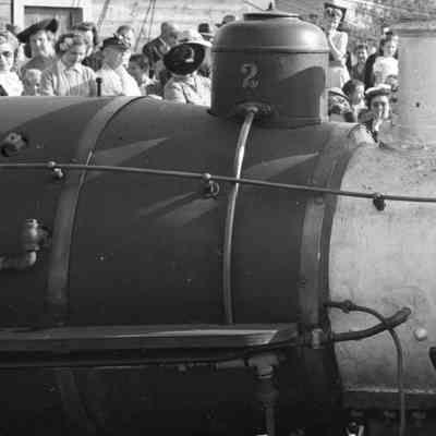 Train at Wildcat Railroad Ceremony