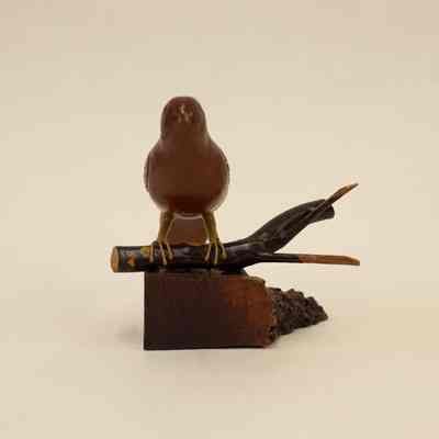 White Wing Dove Wood Carving