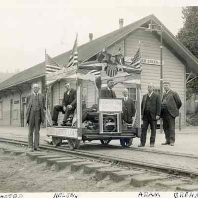 Men at Train Station