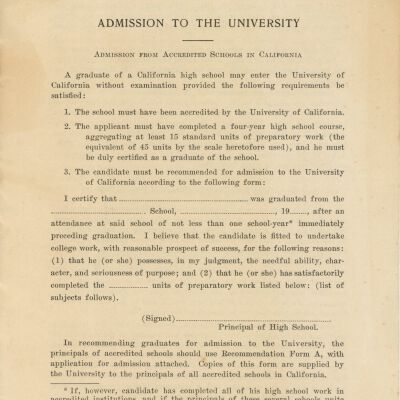 University of California Admissions Guide