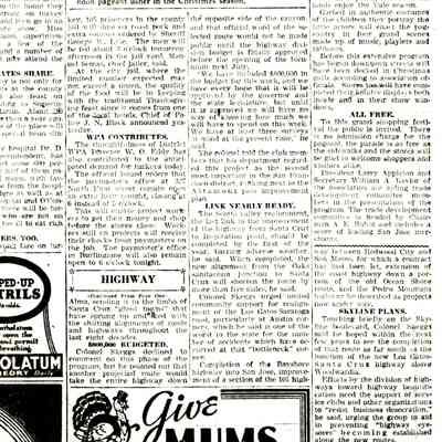 Newspaper Clipping