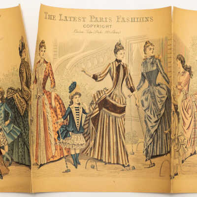 The Latest Paris Fashions, July 1887