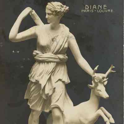 Statue of Diane Postcard