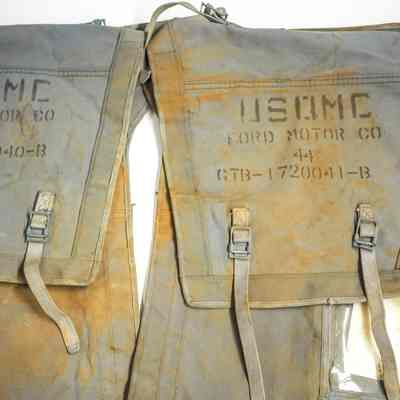 WWII U.S. Army Jeep Cloth Doors