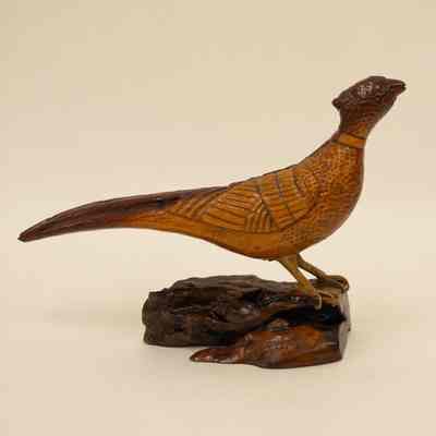 Pheasant Wood Carving