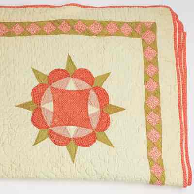 Rose Patchwork Quilt