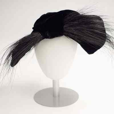 Black Velvet Hat