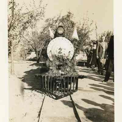 Train at Wildcat Railroad Ceremony