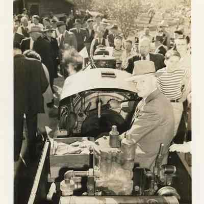 Joseph Ostle at Wildcat Railroad Ceremony