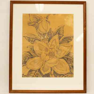 Untitled (Still Life with Magnolias)