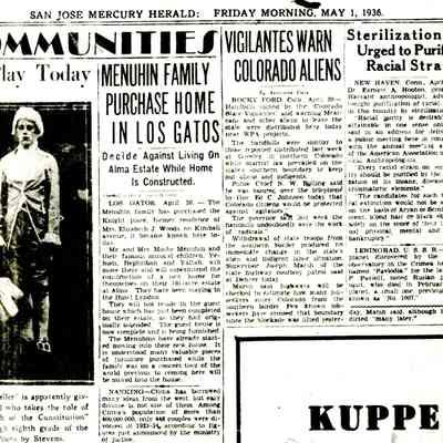 San Jose Mercury Herald, May 1, 1936