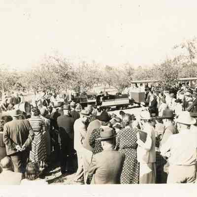 Crowd at Wildcat Railroad