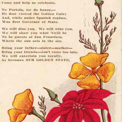 Portola Festival Postcard