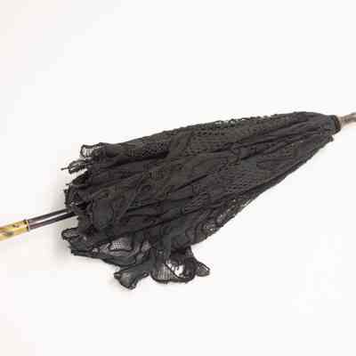Black Lace Parasol