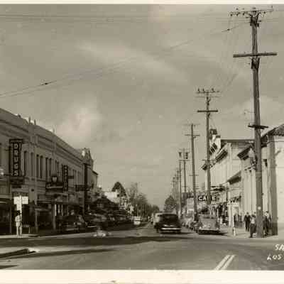 Santa Cruz Ave. Postcard