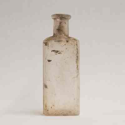 Clear Rectangular Bottle