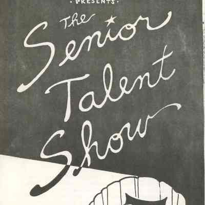 LGHS Senior Talent Show Program