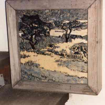 Framed Landscape Tile