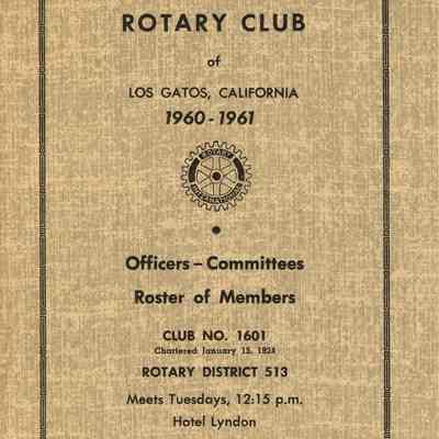 Rotary Club of Los Gatos Roster Booklet