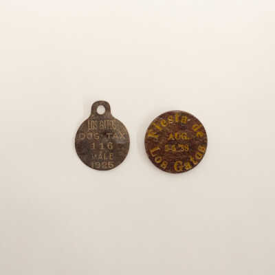 Dog Tag and Commemorative Token