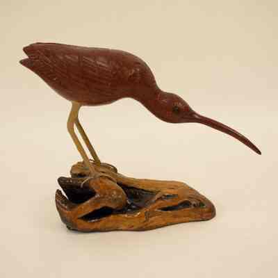Stilt Sandpiper Wood Carving
