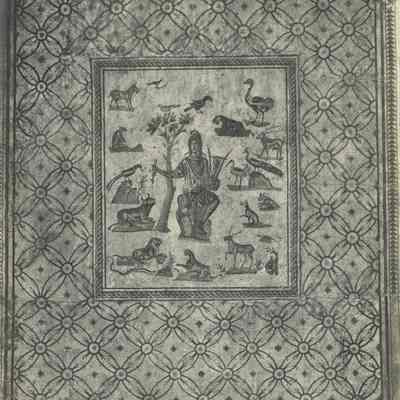 Photograph of Mosaic, "Orpheus"