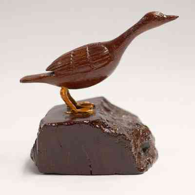 Goose Wood Carving