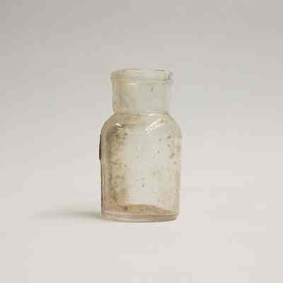 Clear Round Bottle