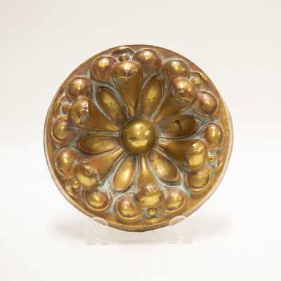 Hammered Brass Medallion