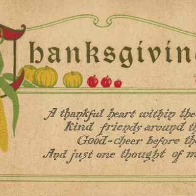 Thanksgiving Postcard